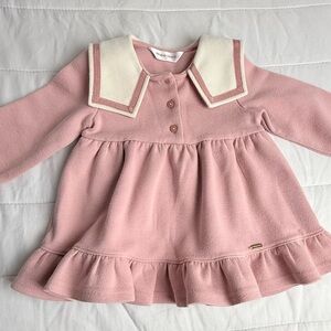 Happy Land Pink Baby Dress with Sailor Collar